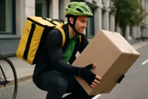 Cosa comporta trasportare pacchi voluminosi nel delivery? Le condizioni e i trucchi per evitare infortuni