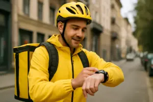 Dispositivi wearable per addetti delivery: come un semplice orologio può semplificare la giornata