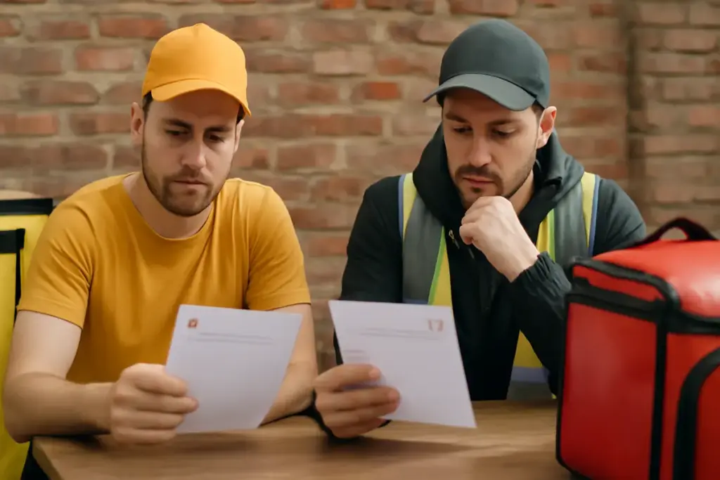 Lavoro autonomo o dipendente nel delivery: quali differenze in busta paga?